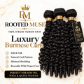 Didy’s Rooted Luxe 100% Virgin Burmese Curly Hair Bundles